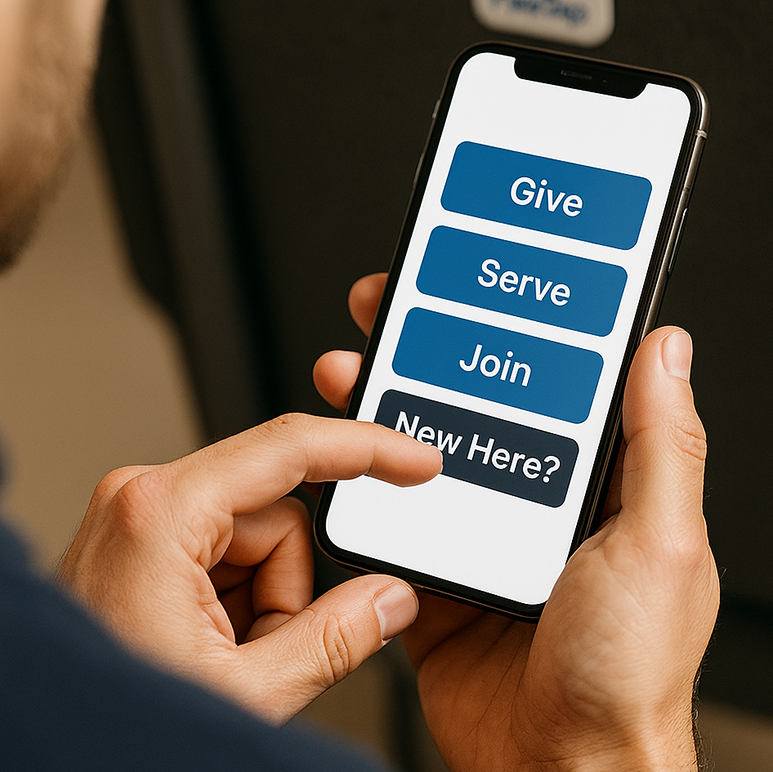 Giving is one tap away — right when people feel prompted